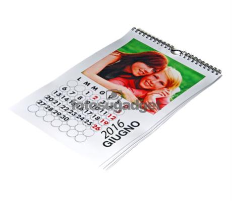 calendario 12 mesi personalizzato con foto