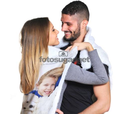 Coperte Bear personalizzate con foto - plaid caldi con pellicciotto con  stampa di foto