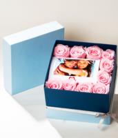 box di rose stabilizzate e profumate con 10 foto