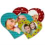 puzzle a cuore con foto personalizzato