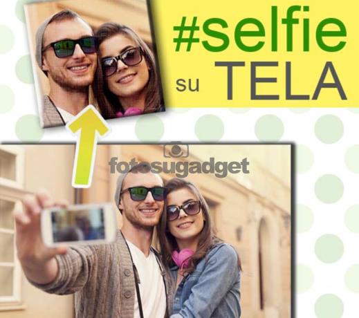 stampa i tuoi scatti selfie su tela