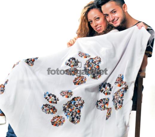 Coperta in pile personalizzata con foto - Coperta stampata con