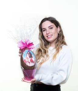 Uovo di pasqua per lei personalizzato con foto o dediche